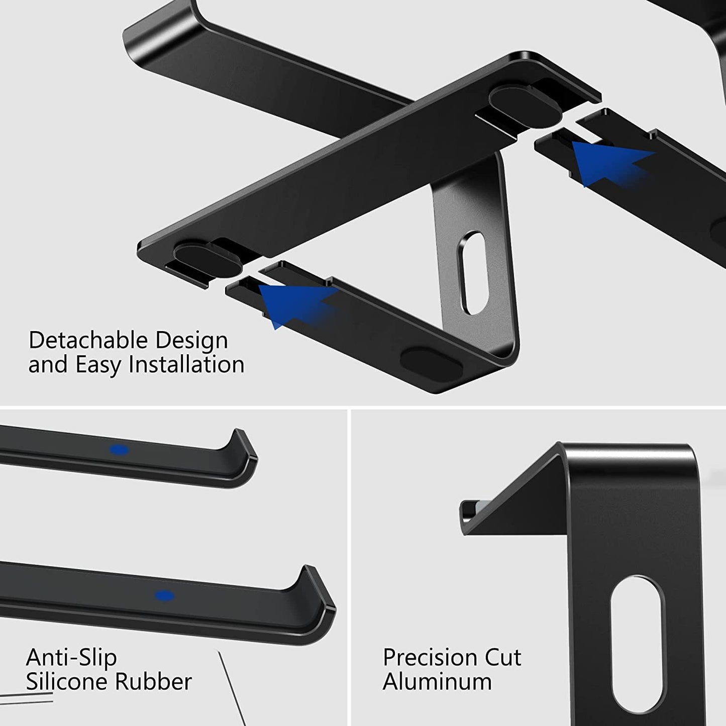 Aluminum Laptop Stand, for 10-15.6 Inch Laptops.